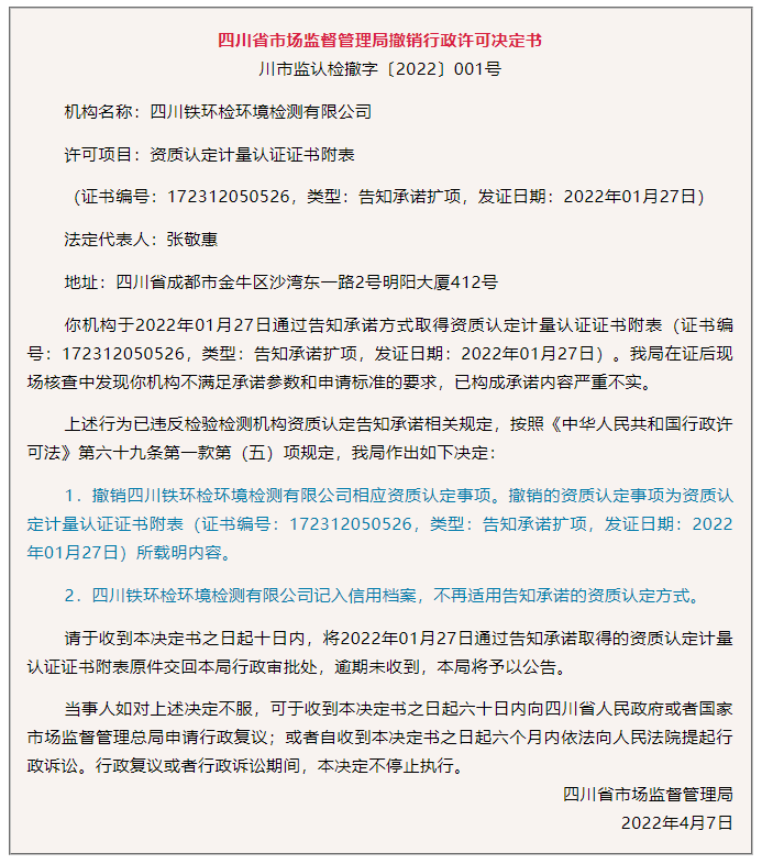 最高處罰百萬(wàn)！一大批計(jì)量、檢測(cè)機(jī)構(gòu)相關(guān)違法案件被查處曝光